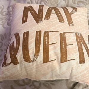 Nap Queen Throw Pillow